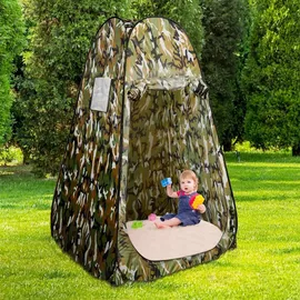 Costway Pop-up Duschzelt Flecktarn