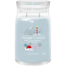 Yankee Candle North Pole Hideaway große Duftkerze 567 g blau