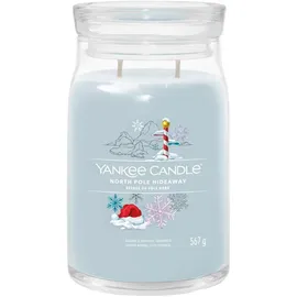 Yankee Candle North Pole Hideaway große Duftkerze 567 g blau