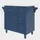 Okwish Waschtisch-Unterschrank 2 Schubladen 99,5 x 86 x 45 cm Blau