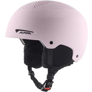 Alpina Arber - Hochwertiger & Leichter Skihelm für Erwachsene, mit Abnehmbaren Ohrenpolstern, Optimale Stoßabsorption, Rose matt, M (54-58)