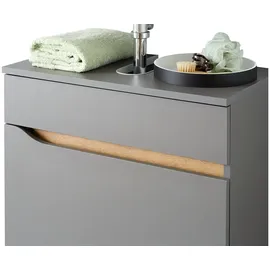 Pelipal Waschbeckenunterschrank Quickset 357 1 Auszug 60 x 53 x 33 cm Grau