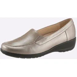 Slipper CLASSIC, Damen, Gr. 4,5, beige, Leder, Basic, Schuhe