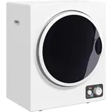 HOMCOM Mini Wäschetrockner 4 kg mit 4 Programme bis zu 65°C 850W für Kleidung - Weiß