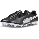 Puma King Match Mxsg Soccer Shoe, Black White, 41