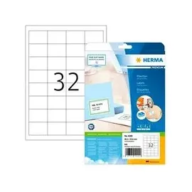 Herma Adressetiketten 4200 Weiß 48,3 x 33,8 mm 25 Blatt 800 St.