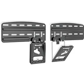 Nedis Feste TV-Wandhalterung - 85 " maximal unterstützes Bildschirmgewicht: 60 kg Minimaler Wandabstand: 7.50 mm | Schwarz