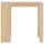 vidaXL Bartisch mit Regal 110 x 50 x 103 cm Eichenbraun