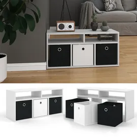 Vicco Raumteiler Hylda 84,4 x 39 x 26 cm Weiß