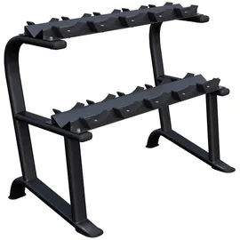 Gorilla Sports Kurzhantelablage mit 2 Ablagen EINHEITSFARBE No Size
