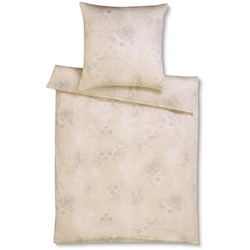 ESTELLA Bettwäsche Gregorio 135 x 200 cm Jersey Beige Sand