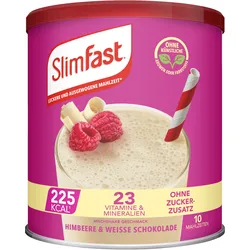 SlimFast Milchshake-Pulver Himbeere & Weiße Schokolade
