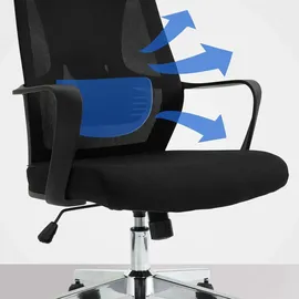 CLP Kanab Ergonomisch Schwarz