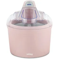 Wëasy MYA60 Eismaschine, 1,5 l, Eiscreme, Sorbet, Joghurt, programmierbarer Timer, abnehmbare Schüssel, Kunststoff