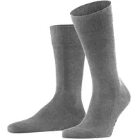 Falke Herren Socken Family SO nachhaltige Baumwolle einfarbig 1 Paar, Grau (Light Grey - 43-46