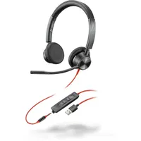 Plantronics – Blackwire 3325 USB-A (Poly) – kabelgebundenes Zwei-Ohr