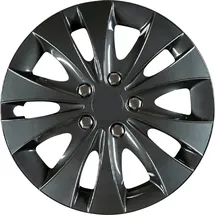 CARTREND Storm 16 Zoll 4 Stück Schwarz