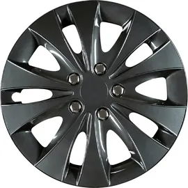 CARTREND Storm 16 Zoll 4 Stück Schwarz
