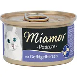 Miamor Pastete Geflügelherzen 85 g