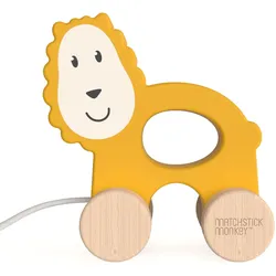 Matchstick Monkey Holz-Nachzieh-Spielzeug 1 St gelb