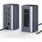 Baseus NU1 Air 12-in-1 HDMI 4K 60 Hz USB-C Hub Spacemate, Grey USB-C 12 Ports), Dockingstation – USB Hub, Grau