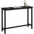 Woltu Bartisch Bistrotisch Stehtisch Esstisch, Metallgestell, Tischplatte aus MDF, Schwarz,