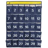 Kangaro Smartphone-Wandorganizer 60 x 79 x 20,5 cm 1-tlg. Blau/Gelb/Grau