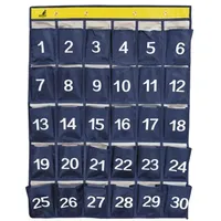 Kangaro Smartphone-Wandorganizer 60 x 79 x 20,5 cm 1-tlg. Blau/Gelb/Grau