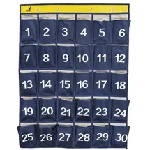 Kangaro Smartphone-Wandorganizer 60 x 79 x 20,5 cm 1-tlg. Blau/Gelb/Grau
