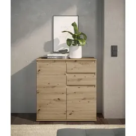 Stella Trading Brest Kommode 80 x 84 x 35 cm Braun