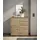 Stella Trading Brest Kommode 80 x 84 x 35 cm Braun