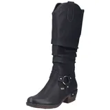 Rieker Damen 93670 Hochschaftstiefel, Schwarz, 40 EU