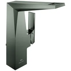Einhand-Waschtischbatterie Allure Brilliant Private Collection 24400, L-Size, Griff mit Rändelstruktur, Zugstangen-Ablaufgarnitur 1 1/4, chrom