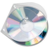 VELOFLEX 1er CD-/DVD-Hüllen VELOBOX transparent, 100 St.