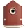elho Vogelhaus Cosy 18 cm Rot-Weiß