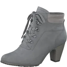 s.Oliver Damen Schnürstiefel mit Absatz Elegant Bequem, Grau (Grey), 40 EU