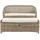 Beliani Gartenbank 141 x 0 x 0 cm Naturfarben