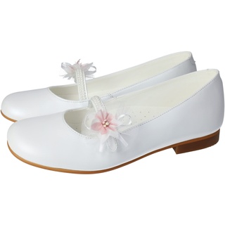 BAMBINELI 5235 KOMMUNION Blume Bambi MÄDCHEN Schuh KOMMUNION Weiß 40, weiß, 40 EU - 40 EU