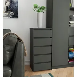 Akord Kommode Akord CL5 40 x 92 x 35 cm Graphitgrau