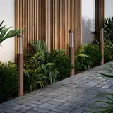 Nordlux Helix Außenstandleuchte Corten Stahl 80 cm inkl. GU10 LED braun
