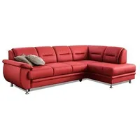 sit&more Eckcouch Kunstleder 2-Sitzer rot