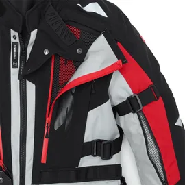 Spidi Allroad H2Out Textiljacke Grau/Rot M