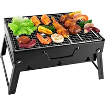Sunjas Holzkohlegrill schwarz