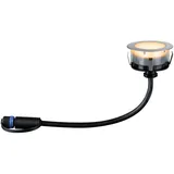 Paulmann Plug & Shine LED Bodeneinbauleuchte Floor Einzelleuchte insektenfreundlich IP67 2200K 2W Silber