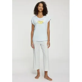 vivance dreams by lascana Pyjamaoberteil Blau 36/38