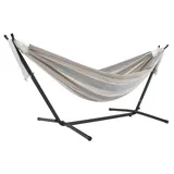 Vivere C8SUNDO Sunbrella®-Hängematte mit Gestell Dove (8 Fuß)