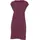 Maul Kleid Minikleid Uni Flieder 36