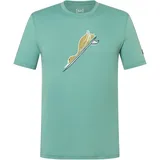 super.natural Duck Dive Tee Türkis / Grün XL 2er Pack