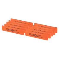 FLEXVIT Mini Fitnessband, 10er-Set, leicht - Orange