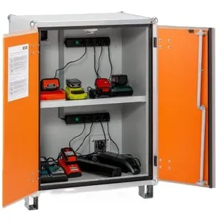 Cemo GmbH Premium Akku-Ladeschrank 89 x 111 x 66 cm orange